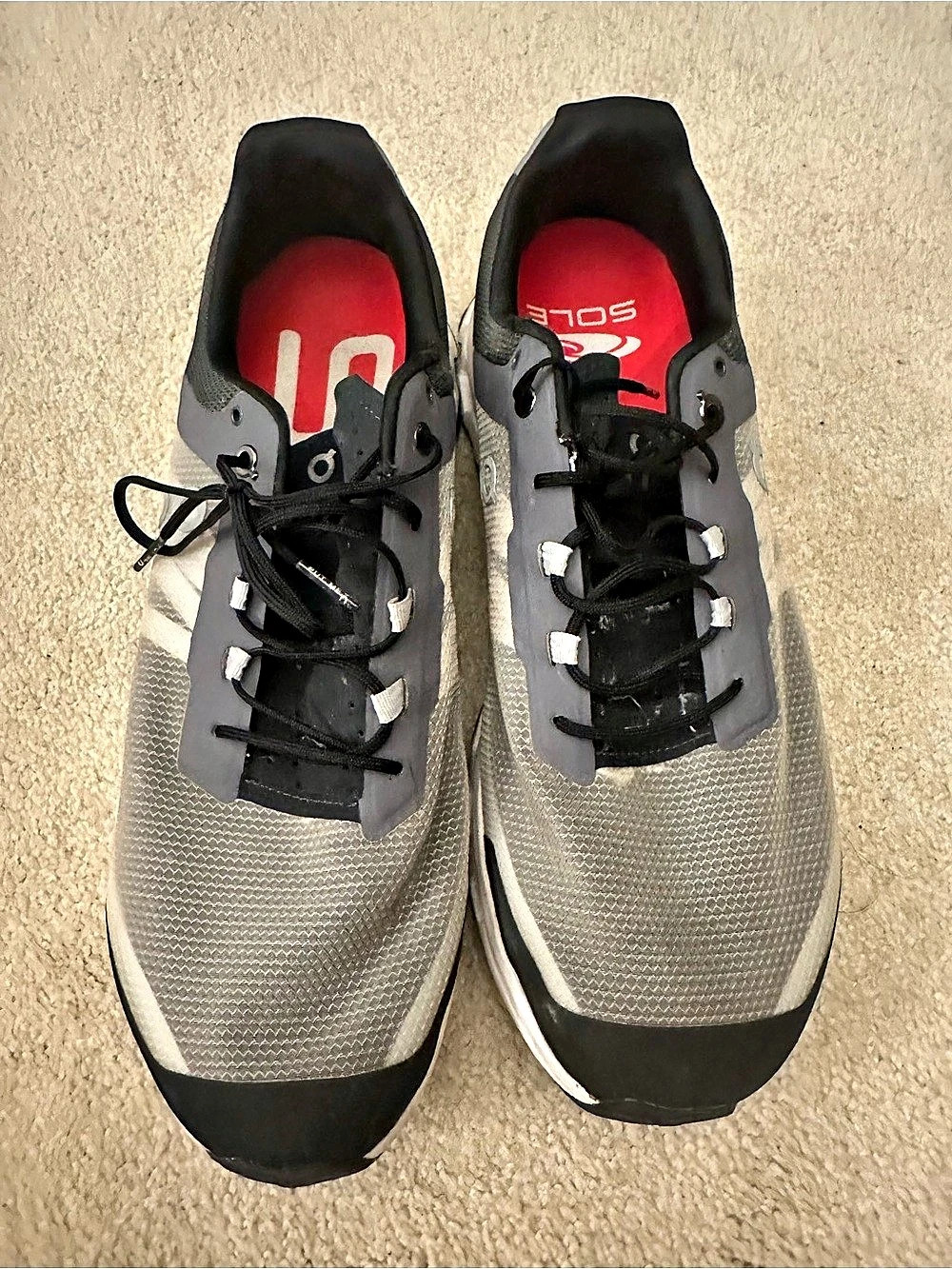 On Cloudswift Athletic Shoes Gray Black US 12